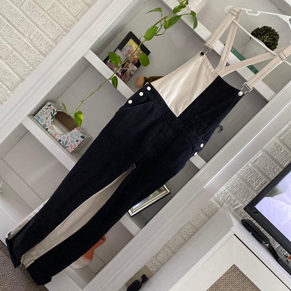 Gues Overalls!  Cropped.